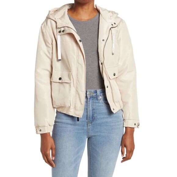 French Connection Flight Jacket in the Size Large in Orange Color - Picture 13 of 14